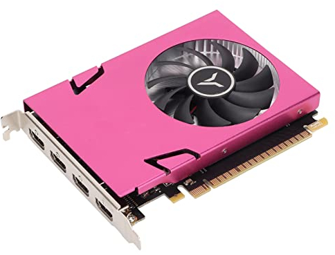 GT730-2G Multi-Display Graphics Card 2G 128 Bit DDR3 993/1600MHz 4 HDMI/VGA/DVI-D 4K HDR 3D DirectX 11/ OpenGL 4.6 and API PhysX FXAA Features PCIe 2.0 X 16 Video Card for PC (32&64)