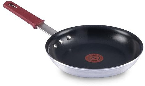 T-fal Professional VX3 Brushed Nonstick Fry Pan with Stainless Steel Handle 8.5Inch, Oven Broiler Safe 400F, Cookware, Pots and Pans, Skillet, Restaurant & Business Grade, Certified NSF and CBA, Black