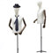 Manichino Sartoriale, Manichino da Cucito, 140-190cm Regolabile in Altezza, Manichino Maschile in Altezza per Negozio di Abbigliamento Negozio Camera da Letto