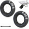 mizikuu 2 PCS Camera d'Aria, 4.80/4.00-8 Ruota di Ricambio Camera d'Aria Ruota Carriola Pneumatici Da Per Carrelli a Mano Trattore Inner Tube Valvola Per Carrello, Spazzaneve, Generatore e Altro