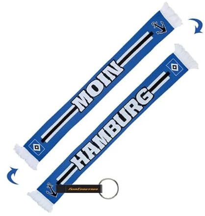 Hamburger SV HSV Schal 'Moin' + FanEmotion Flaschenöffner