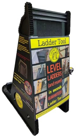 Cavusheo Ladder Leveler,Ladder Jacks,Ladder Stabilizer Tool with Storage Easy to Use for All Surfaces and Uneven Ground
