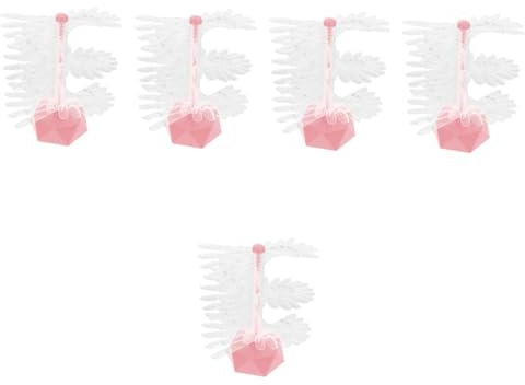 Beaupretty 5piezas Soporte De Exhibición De Uñas De Color Herramienta De Práctica De Manicura y Muestrario Para De Uñas Diseño Transparente y Ligero Para Salones y Personal