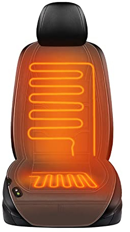 Autositz Sitzkissen Warm Bequem Winter Auto Sitzauflagen Pkw Sitzauflage Universelles Sitzkissen Sitzmatte Sitzpolster Autositz Auflage Mit Voller Rückenlehne Autositzbezüge (Brown)