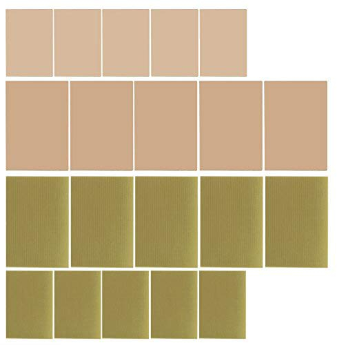 Lot de 20 circuits imprimés plaqués de cuivre double face et simple face stratifié PCB pour industriel, soudure, entretien