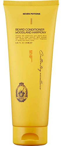 Seven Potions Bart Conditioner für Männer - Beugt Bartjucken und Schuppen vor - Natürlich, Vegan, Tierversuchsfrei (Woodland Harmony, 250 ml)