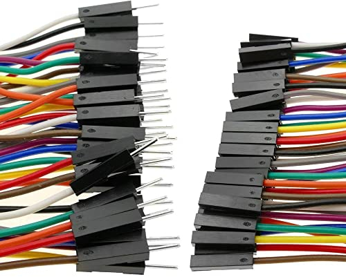 CABLEPELADO Dupont Kabel, 40-polig, Überbrückungskabel für Prototyp-Platten, Arduino, Raspberry Pi, Breadboard - Buchse auf Stecker