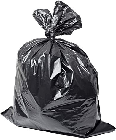 sarcia.eu Bolsas de Basura de PEBD Negro, Alta Resistencia 60l 250 Bolsas