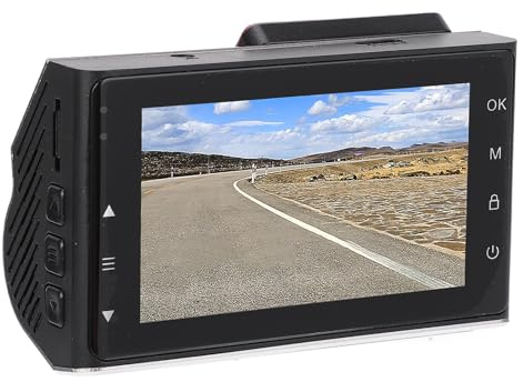 Dash CAM 4K Ultra HD con Sensor G, Estacionamiento 24H, Grabación en Bucle, Cámara de Tablero de Visión Nocturna para Auto, con Detección de Movimiento para iOS o, Gran Angular