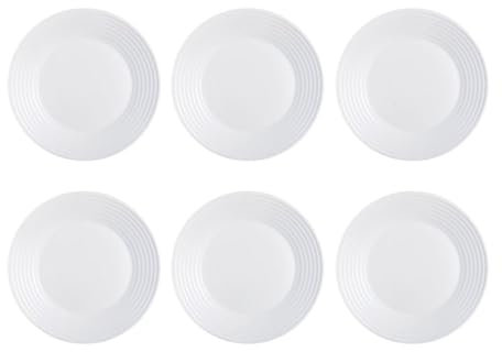 Luminarc Harena 6 Plato Postre Vidrio Apto Microondas Apto Frigorífico Reciclable