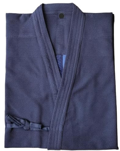 LSNNMU Judoanzug Judo-Anzüge, Kendo-Uniform, Hapkido-Uniform, Kendo-Anzug, Aikido-Anzug-Set, Judo-Anzug, Kendo, Aikido, Hapkido, Kampfsport, schnell trocknend FüR Das Training(Blue,155cm)
