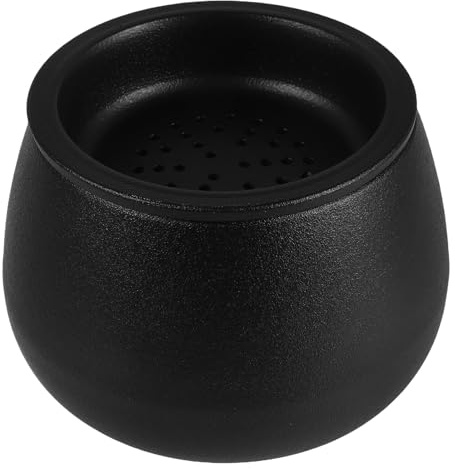 Cabilock Cuenco de cerámica para lavar tazas de té: Cuenco de té vintage de 1100 ml con colador, ideal para usar en casa, oficina o restaurante.