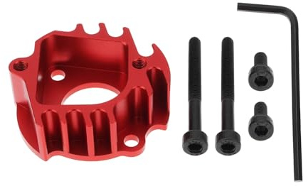 EMSea RC Car Aluminium Motor Mount Compatible with 22027 CW-01 LUNCHBOX MIDNIGHT PUMPKIN, Red