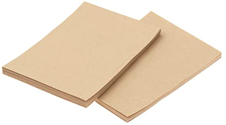 STOBOK 100blätter Kraftpapier Vintage Stil Liniert -format Für Briefe Büronotizen Aus Robustem Material Mit Glatter Schreiboberfläche