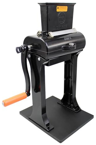 NGARY Manual Meat Cuber Tenderizer, Commercial Meat Tenderizer, Manual Rolling Meat Poultry Tenderizer Machine with ABS Feed Port, for Steak Beef Turkey Chicken Pork Tenderizing