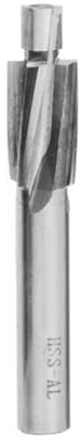 WZFC 1pc HSS Svasatore Fresa Trapano Spot Router Scanalatura Trapano Acciaio Piatto Tappo Foro Bullone Vite Strumento Di Fresatura,M4