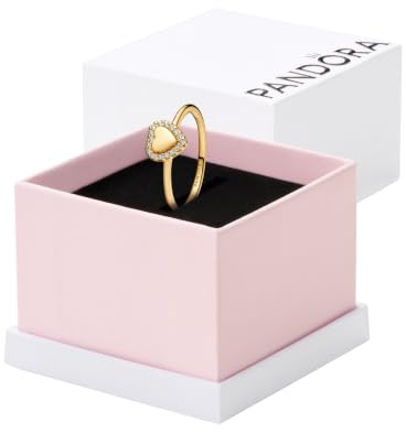 PANDORA Damenring Herz Goldfarben 163801C01