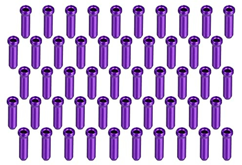 A ABSOPRO 50pz Bici Freno Cavo Cappuccio Bicicletta Cambio Freno Cavo Cappuccio Viola