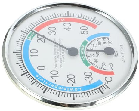 Happyyami 4stücke Thermometer Hygrometer Für Innen Und Außenmessung Digitales Temperatur Und Luftfeuchtigkeitsmessgerät Aus Robustem Für Gewächshaus Garten Wohnzimmer Büro Und