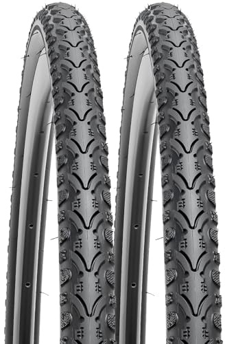 YunSCM 2Pcs Faltbare 28 Zoll/700C Fahrradreifen 28x1.50 700x38C Mantel 40-622 kompatibel Rennräder, Citybikes, 700c Fahrräder Reifen 700x38C 700x40C