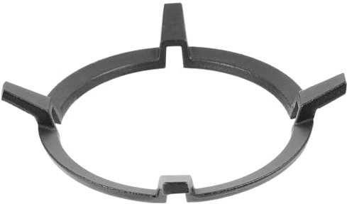 Ipetboom Support de Wok Antidérapant en Fonte Support de Poêle pour Cuisinière à Gaz Compatible Casseroles à Fond Rond et Plat Accessoire la Cuisine pour Grandes Casseroles et Woks