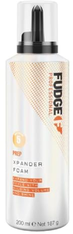 Fudge Professional Xpander Foam, Volumizing Hair Mousse, Adds Volume and Shine, Unisex, 200 ml