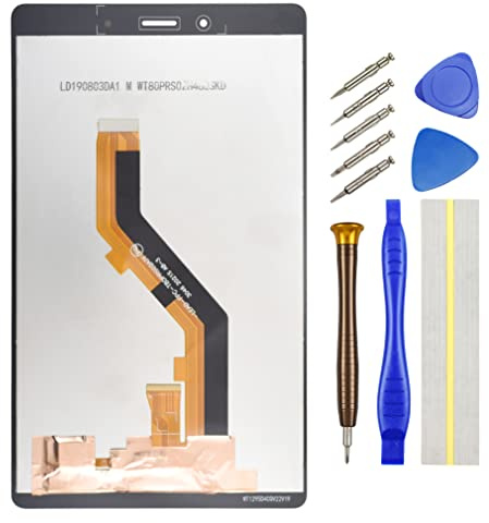 Double Sure Tablet Full LCD Display Touch Digitizer Screen Replacement for LTE Version Samsung Galaxy Tab A 8.0 (2019) SM-T295 Black 8.0