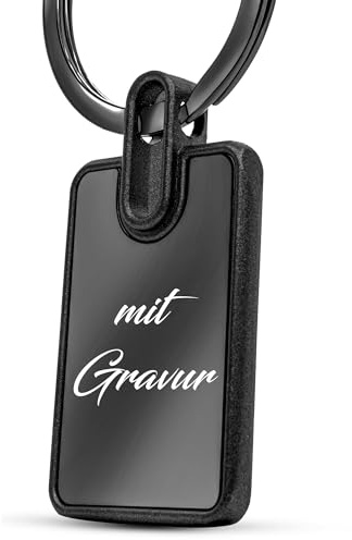 Meinearmbänder Schlüsselanhänger personalisiert | Schlüsselanhänger mit Gravur | Namen | Geschenkidee für Frauen & Männer