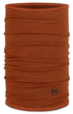 BUFF®| Schlauchschal Merino Lightweight Männlich Weiblich Erwachsene Multifunktionaler Schal aus 100% Merinowolle, Wandern, Outdoor, Nachhaltig, Leicht, Schlanke Passform, Einheitsgröße, Marron