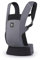 Ergobaby Away Babytrage, Reisetrage für Babys und Kleinkinder (5,4-15,9 kg), 2-Positionen Bauchtrage Rückentrage Baby Tragetasche, Graphite Grey