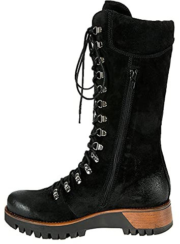 Stivali Donna Gambale Curvy Stivali Donna con Tacco Alto in Gomma Anfibi Estivi Donna Stivali Motocross Donna Donna Stivaletto Stivaletto Donna Basso Stivali Texani Donna Stivali