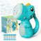 PANACARE Bubble Gun for Kids Dino Seifenblasenspielzeug Kleinkind,Dinosaurier Seifenblasenmaschine 5000+ Blasen/Min mit Seifenblasenlösung für Hochzeit/Geburtstag/Party