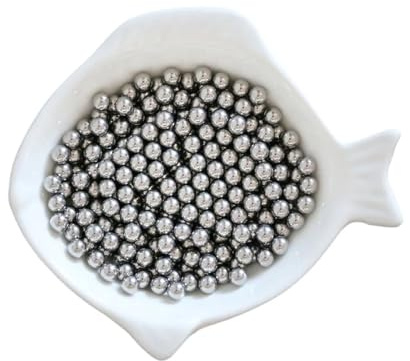 HKVTVCYPYA AISI304 Stainless Steel 4.763mm 3/16'' 5mm 5.556mm 7/32'' 6mm High Precision Solid Bearing Balls(50pcs,5mm)