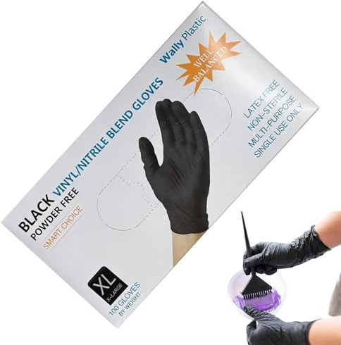Professionella salonghandskar, flexibel oljebeständig, 23-24 cm Makeup Artist Gloves, Protective Handwear for Enthusiasts Projects, Män Kvinnor Tonåringar Vuxna Studio-resor, Hemtillbehör för grooming