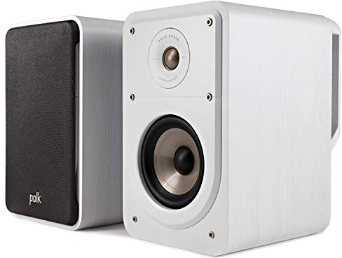 Polk Audio Signature S15E - Altavoces Estéreo HiFi para Estanterías, Música y Sonido de Cine en Casa, Pasivos de Gama Completa, 20-100 W, 8 Ohmios, Alta Res, 48 Hz - 40 kHz