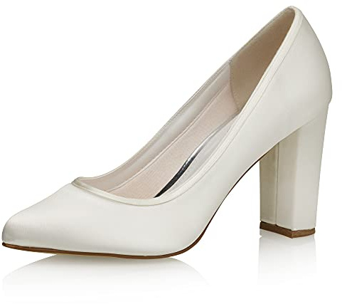 Rainbow Club Damen Keily Pumpe, Ivory, 40 EU