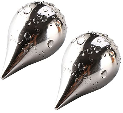 Mikinona 2piezas Hielo Reutilizables Forma De De Agua Cubos De Acero Inoxidable Para Enfriar Whisky y Vino Para Bebidas Frías