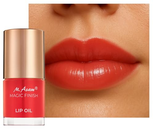 M. Asam Magic Finish Lip Oil Melon Kiss (6ml) | Lippenöl Für Gepflegte, Glänzende Lippen, Spendet Feuchtigkeit & Volumen, Leichte Textur Mit Glanz-Finish & Hyaluron