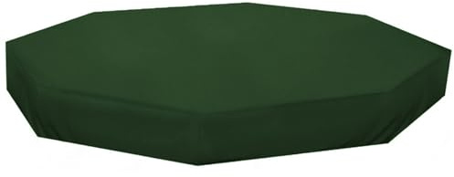 Monetais Copertura per sabbiera Impermeabile Esagonale 84, 3x78, 4x9, 1 Panno Oxford Protezione UV Copertura per sabbiera Antipolvere per Giardino Esterno, Verde
