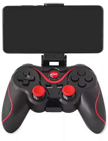 VBESTLIFE Controller di Gioco Wireless, Telefono Cellulare TV Computer Controller di Gioco Bluetooth Gamepad con Clip per Telefono per IOS e Android