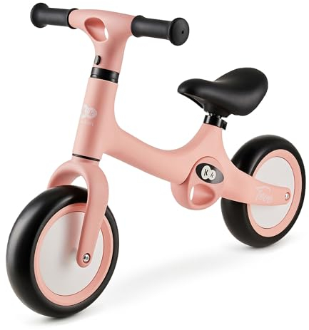 kk Kinderkraft TOVE Bicicletta bambini da 1,5 anni, Bici senza pedali, Design sportivo, Regolazione della sella, Bloccasterzo, Montaggio facile, Struttura leggera - 2 kg, Rosa