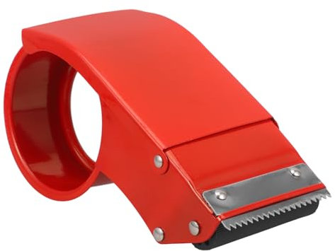 EXCEART Klebebandhalter Für Schreibtisch Klebebandrollenspender Aus Metall Spender Für Klebeband Mit Sichtbarem Innenraum Praktisch Und Leicht Für Büro Und Zuhause