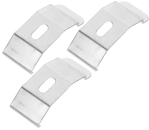 LIGIGWASH 3 Piezas Soporte para Cortinas de Soportes para Fijación y Instalación Techo o Pared Accesorios Prácticos para Estores y Cortinas