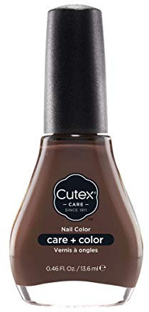 Cutex Nail Color Smalto Unghie Idratazione E Nutrimento, Con Vitamina B E Olii Naturali, Colore Marrone N° 330- Ml, Triple Espresso, 13.6 Millilitro