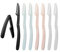 TRUEIN 8 Augenbrauenrasierer Faltbarer, Augenbraue Rasierer Shaper, Augenbrauen-rasierer Messer Frauen, Sicherheit Gesicht Rasiermesser, Augenbrauen Rasierklingen, Mehrzweck Eyebrow Shaper Razors