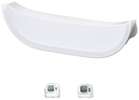 PETKIT Erhöhte Schwelle 2.0 für PUROBOT Max Pro 2 Selbstreinigende Katzentoilette, Anti-Leck Urin- und Katzenstreuabweiser,Erhöht die Schwelle für Automatische Katzentoiletten