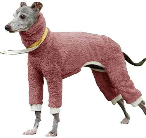 Husdjursjumpsuit - Mjuk fleece varm hundbody, mysig whippet- och afghanhundspyjamas(L,XXL)