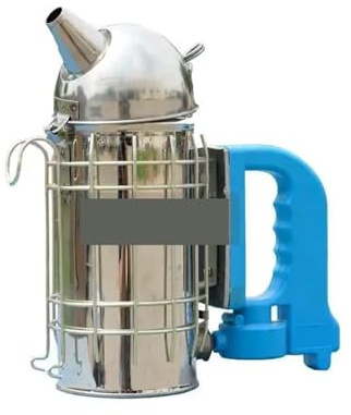 Elektrischer Rauchsprüher mit runder Öffnung aus Edelstahl for die Bienenzucht, Rauchraucher, Bienenwerkzeug, Rauch for,Imkerwerkzeuge