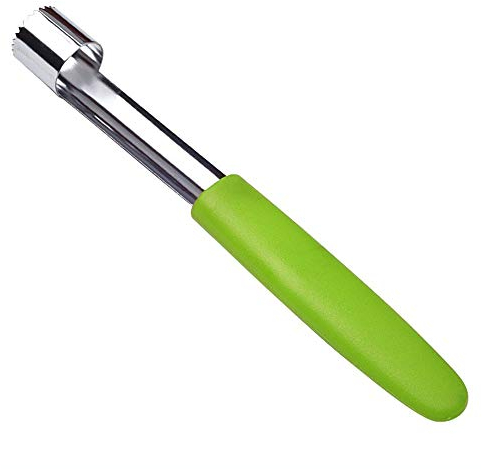 Évidoir à pommes en acier inoxydable pour vide-pomme Outil de creuser les tiges de fruits, récupérer les confitures nucléaires, ustensile de cuisine vert, utile et pratique