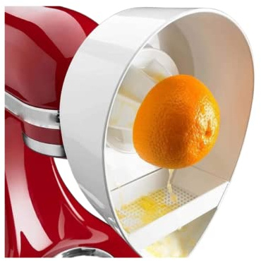 Premium citruspress för KitchenAid köksmaskiner för citroner, apelsiner och grapefrukt högkvalitativ plast – lätt att rengöra JE